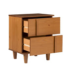 Middlebrook Mid-Century Modern Detailed Solid Wood Nightstand