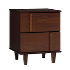 Middlebrook Mid-Century Modern Detailed Solid Wood Nightstand