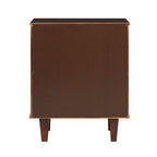 Middlebrook Mid-Century Modern Detailed Solid Wood Nightstand