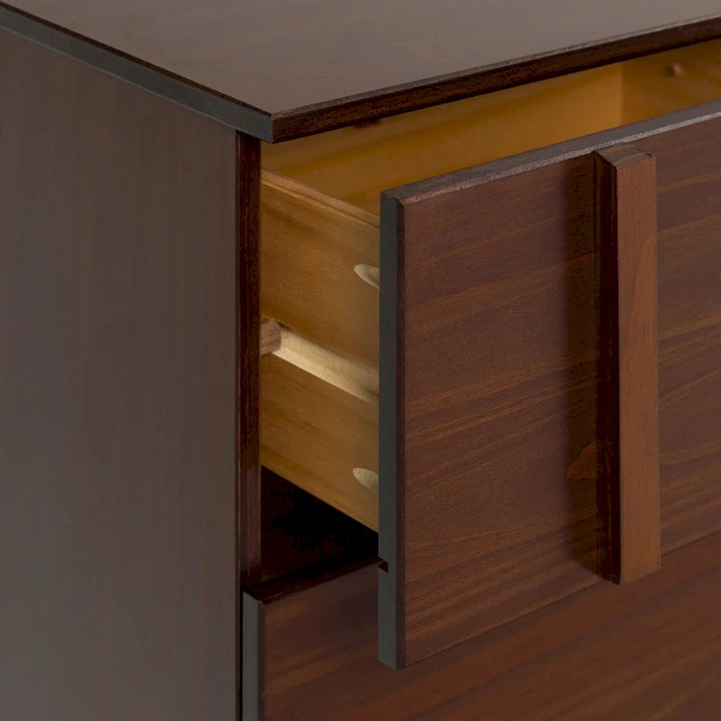 Middlebrook Mid-Century Modern Detailed Solid Wood Nightstand