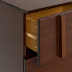 Middlebrook Mid-Century Modern Detailed Solid Wood Nightstand