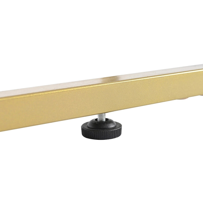 White+Gold 70.8 TV Stand with Gold Handles & Cabinets for 80 TVs