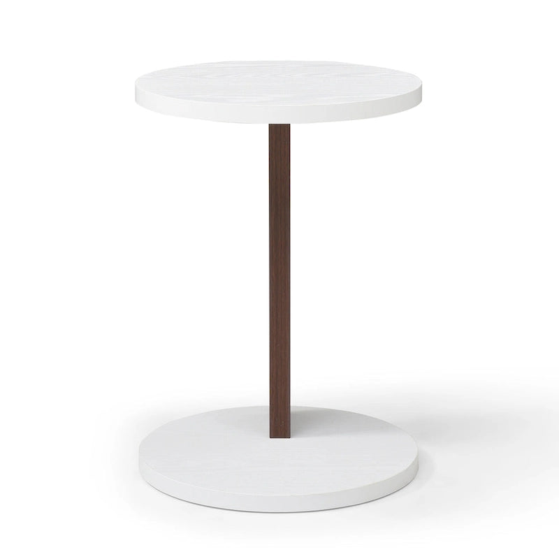 2 Set Coffee table,Rotating Table with 2 Drawers,High wood 2-Tier Center Table with Storage,Square Table with Swivel Tabletop