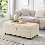 Modern Large Comfort Sofa Ottoman with Storage,Storage Ottoman