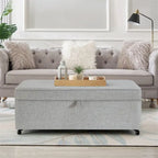 Modern Large Comfort Sofa Ottoman with Storage,Storage Ottoman