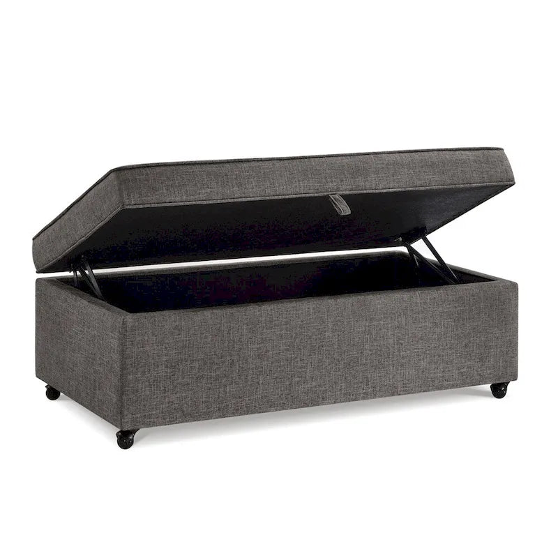 Modern Large Comfort Sofa Ottoman with Storage,Storage Ottoman