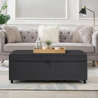 Modern Large Comfort Sofa Ottoman with Storage,Storage Ottoman