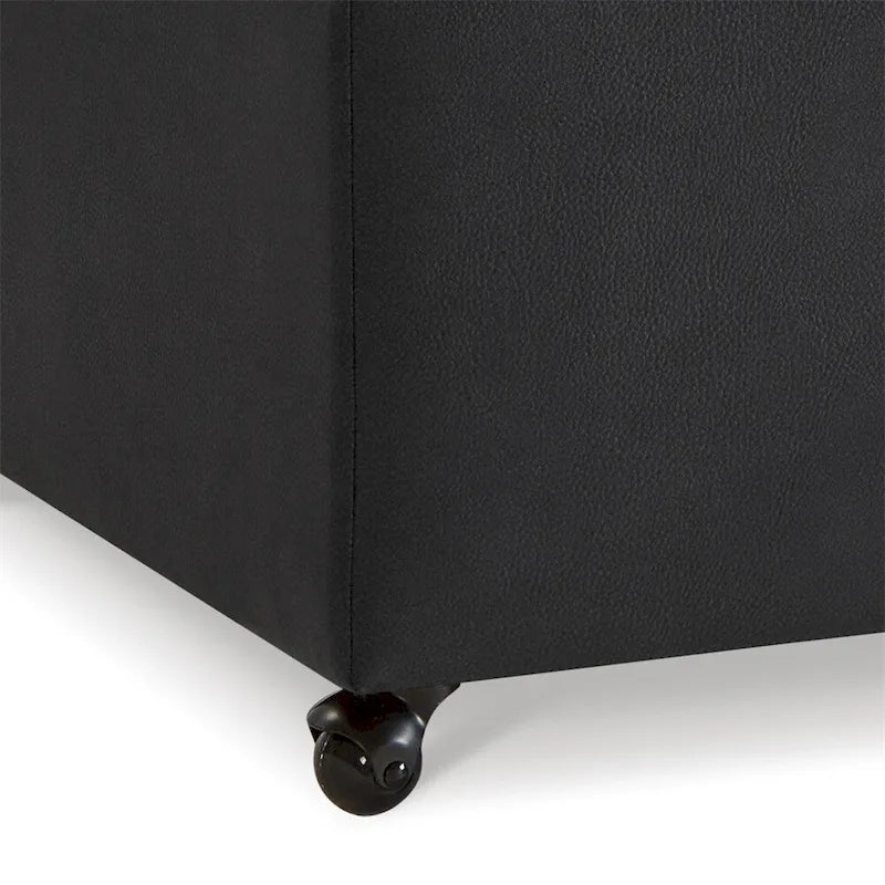 Modern Large Comfort Sofa Ottoman with Storage,Storage Ottoman