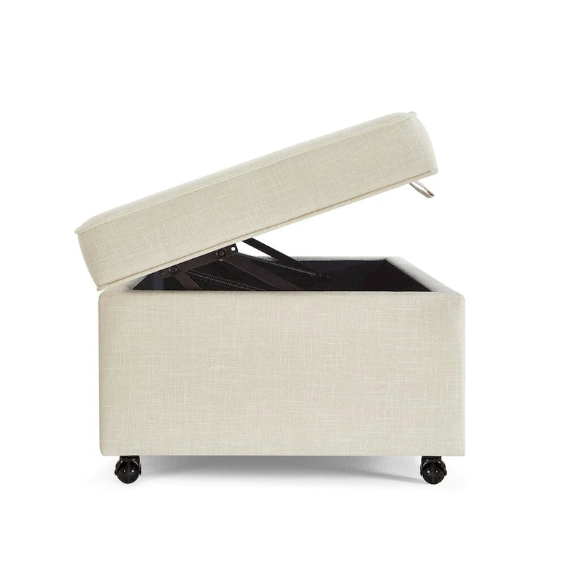 Modern Large Comfort Sofa Ottoman with Storage,Storage Ottoman