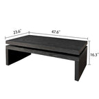 Modern Black Wooden Coffee Table