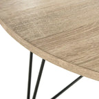 SAFAVIEH Mid-Century Modern Maris Light Grey/Black Coffee Table - 34W x 34D x 14H