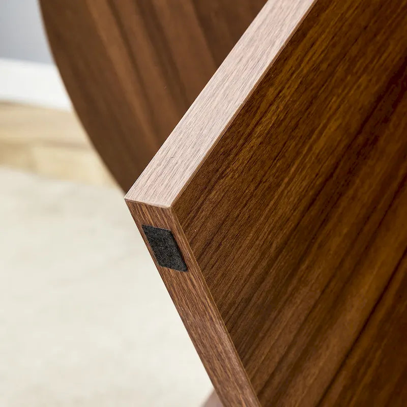 Modern Round MDF Coffee Table Durable Living Room Center Table