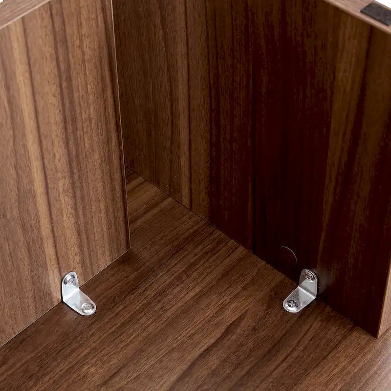 Modern Round MDF Coffee Table Durable Living Room Center Table