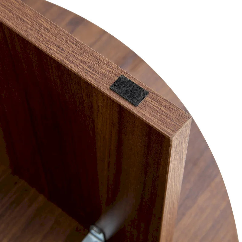 Modern Round MDF Coffee Table Durable Living Room Center Table