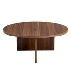 Modern Round MDF Coffee Table Durable Living Room Center Table