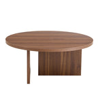 Modern Round MDF Coffee Table Durable Living Room Center Table