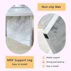 Modern Round MDF Coffee Table Durable Living Room Center Table