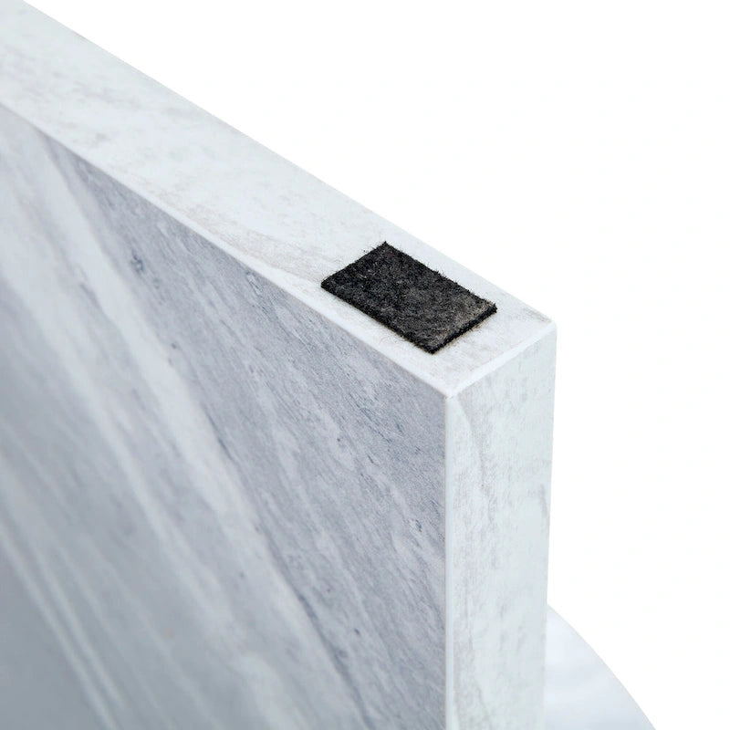 Modern Round MDF Coffee Table Durable Living Room Center Table