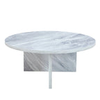 Modern Round MDF Coffee Table Durable Living Room Center Table