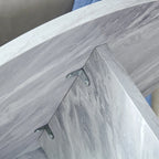 Modern Round MDF Coffee Table Durable Living Room Center Table