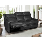 Genuine Leather Recliner Sofa 78 Triple-Motor Power Zero-Wall Reclining 3-Seat Sofa with USB&USB-C Port