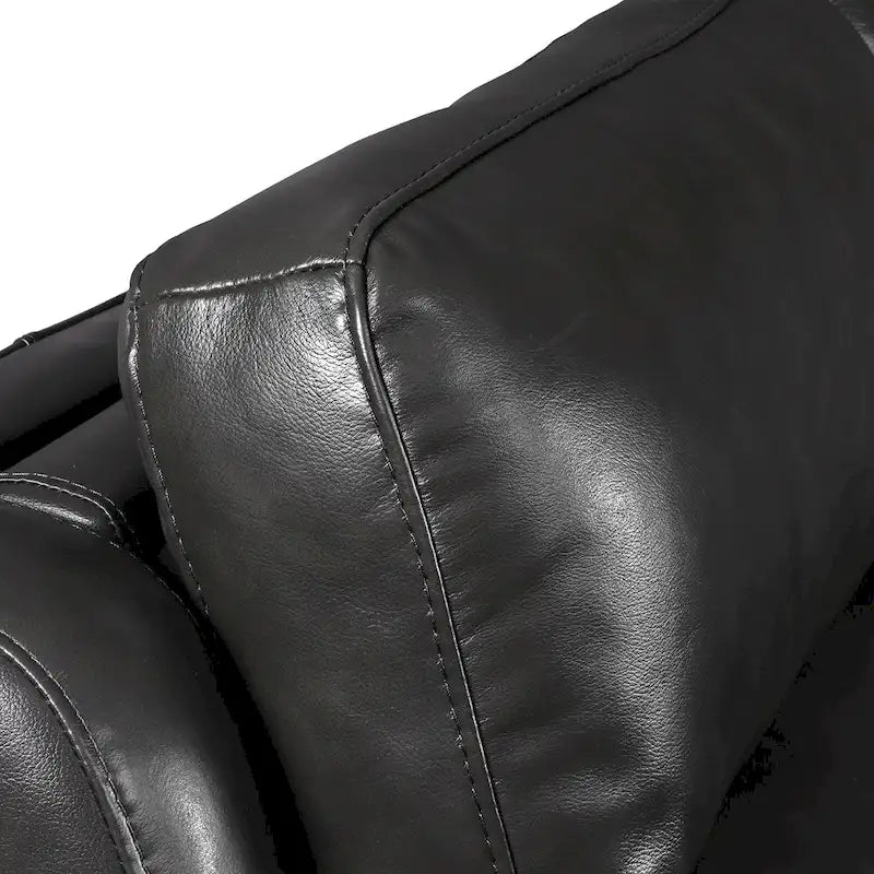 Genuine Leather Recliner Sofa 78 Triple-Motor Power Zero-Wall Reclining 3-Seat Sofa with USB&USB-C Port