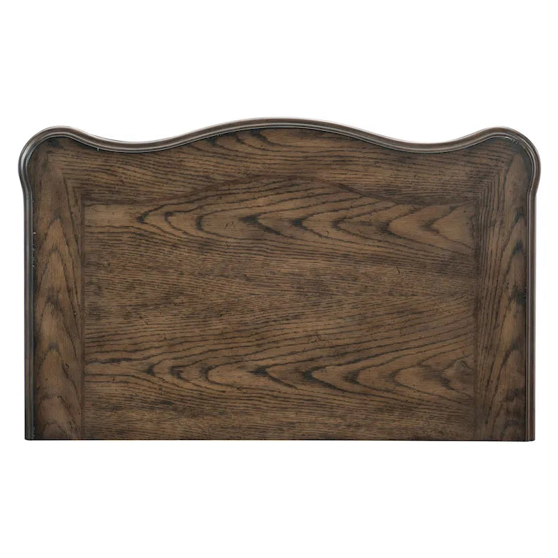 Nightstand of 3 Drawers Brown Oak Finish 1pc