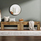 47 Inches Wooden Entryway Shoe Bench Storage Bench - 11.81D x 47.24W x 17.72H