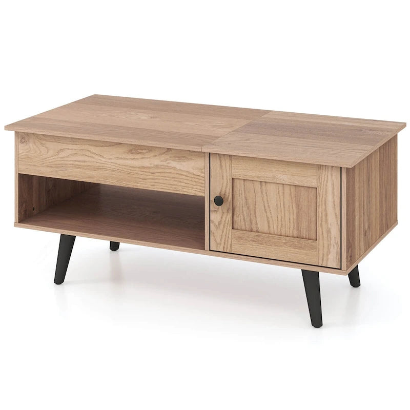 Costway Lift Top Coffee Table with Storage Hidden Compartment Cabinet - See Details