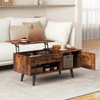 Costway Lift Top Coffee Table with Storage Hidden Compartment Cabinet - See Details