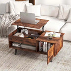 Costway Lift Top Coffee Table with Storage Hidden Compartment Cabinet - See Details