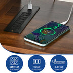 Moasis Farmhouse 59 TV Stand Media Console Entertainment Center with Storage Cabinets and Shelves