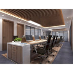 Modern Ergonomic Office Chair: Mid Back, PU Leather, Arms, Tilt, Adjustable Height, Wheels, Swivel