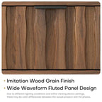 2-Drawer Mid-Century Modern Rectangular Coffee Table with Storage - 47.24L x 23.62W x 17.72H