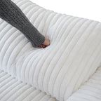 157.48 Soft Plush Modular Sectional Sofa 4-Seater Upholstered Living Room Couch