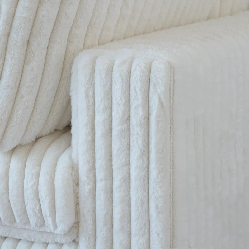 157.48 Soft Plush Modular Sectional Sofa 4-Seater Upholstered Living Room Couch