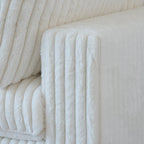 157.48 Soft Plush Modular Sectional Sofa 4-Seater Upholstered Living Room Couch