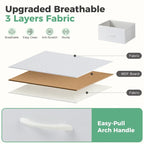 7-Drawer Double Dresser, Storage Spaces, Assembled Wardrobe Lockers, Bedroom Furniture Lockers for Bedroom