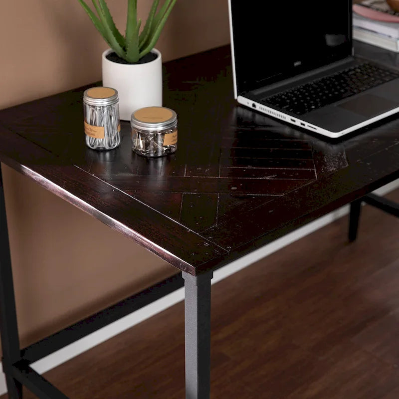 SEI Furniture Lawrence Modern Farmhouse Reclaimed Wood Desk