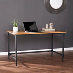 SEI Furniture Lawrence Modern Farmhouse Reclaimed Wood Desk