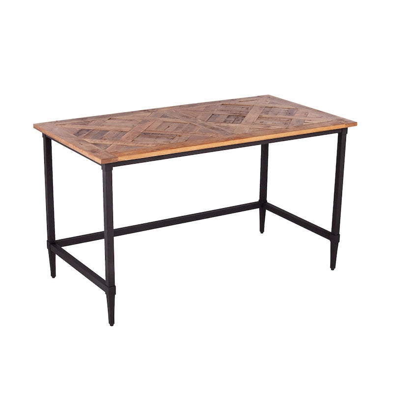 SEI Furniture Lawrence Modern Farmhouse Reclaimed Wood Desk