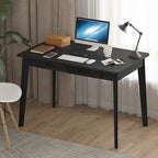 Kerrogee 39.4 Wood Computer Desk with 2 Drawers - 4 Colors