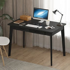 Kerrogee 39.4 Wood Computer Desk with 2 Drawers - 4 Colors