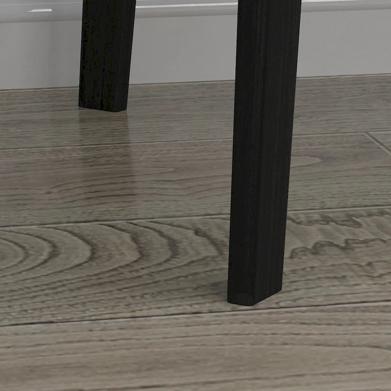 Kerrogee 39.4 Wood Computer Desk with 2 Drawers - 4 Colors