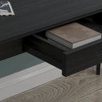 Kerrogee 39.4 Wood Computer Desk with 2 Drawers - 4 Colors