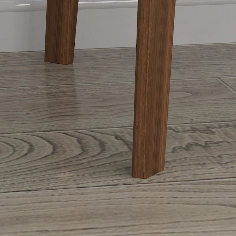 Kerrogee 39.4 Wood Computer Desk with 2 Drawers - 4 Colors