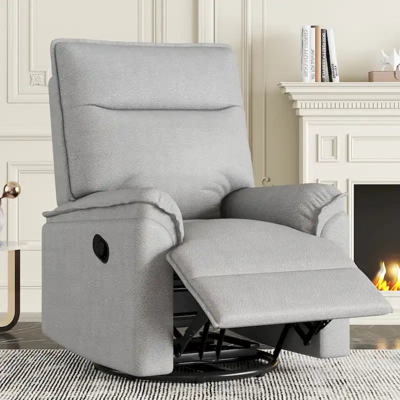 360 Degree Swivel Manual Recliner Chair