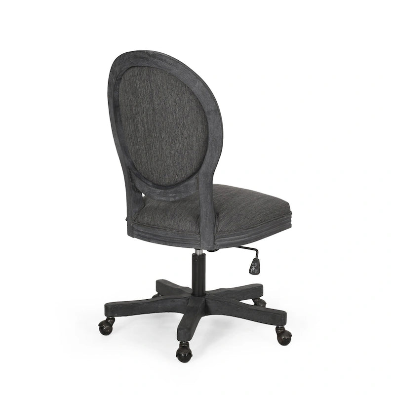 Pishkin Upholstered Swivel Office Chair by Christopher Knight Home