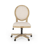 Pishkin Upholstered Swivel Office Chair by Christopher Knight Home