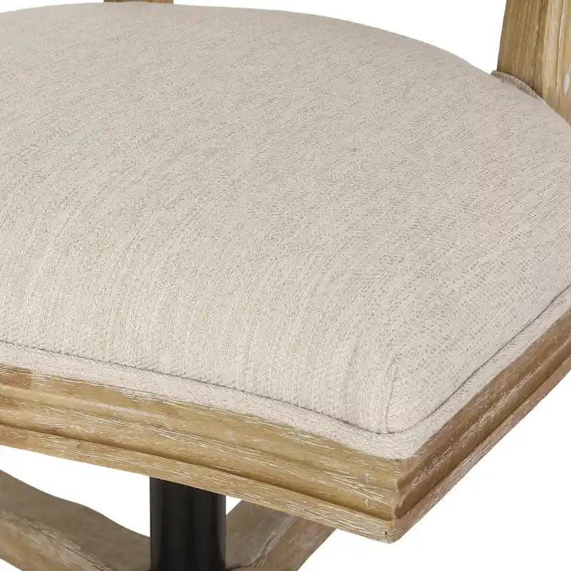 Pishkin Upholstered Swivel Office Chair by Christopher Knight Home